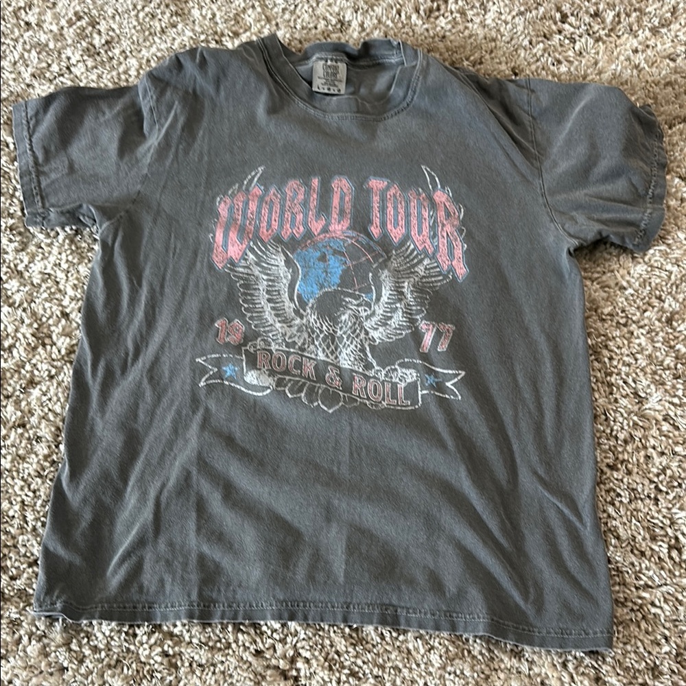 World Tour Rock & Roll Women’s T-Shirt - Gray